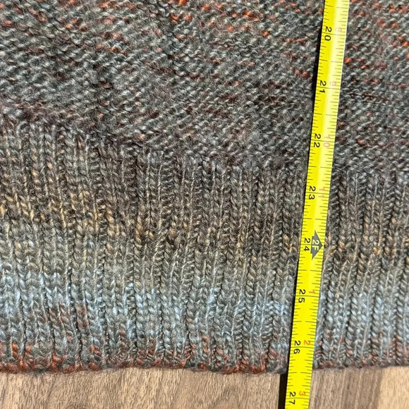 Prana Charcoal Ombré Autumn Rein Wool Blend Knit Sweater Tunic Cozy Medium NWOT - Picture 8 of 8